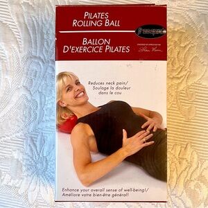 NWT Pilates Rolling Ball Inflatable Endorsed by Sharon Mann